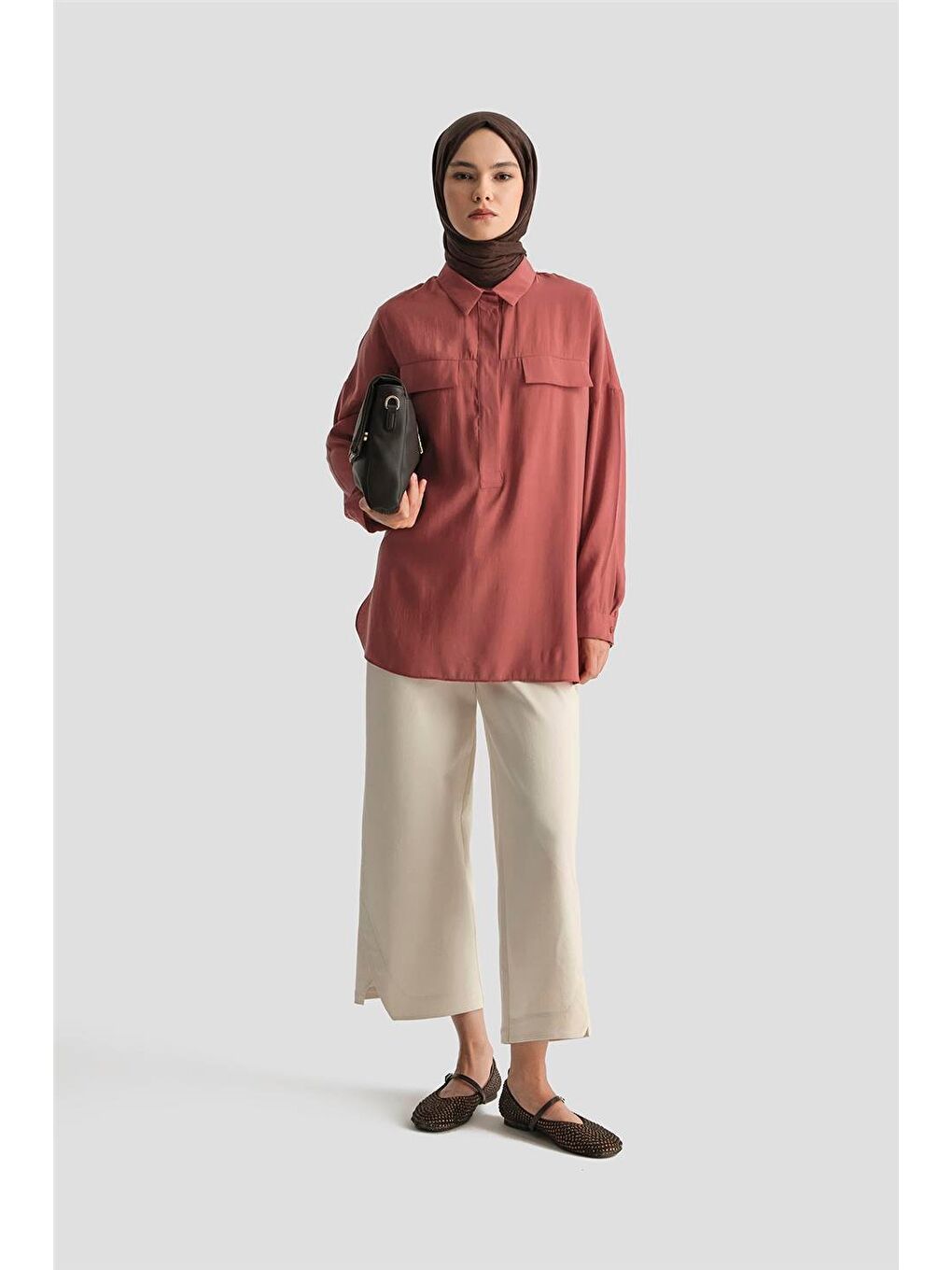 Kırmızı Tunik 25Yd9170 Kiremit