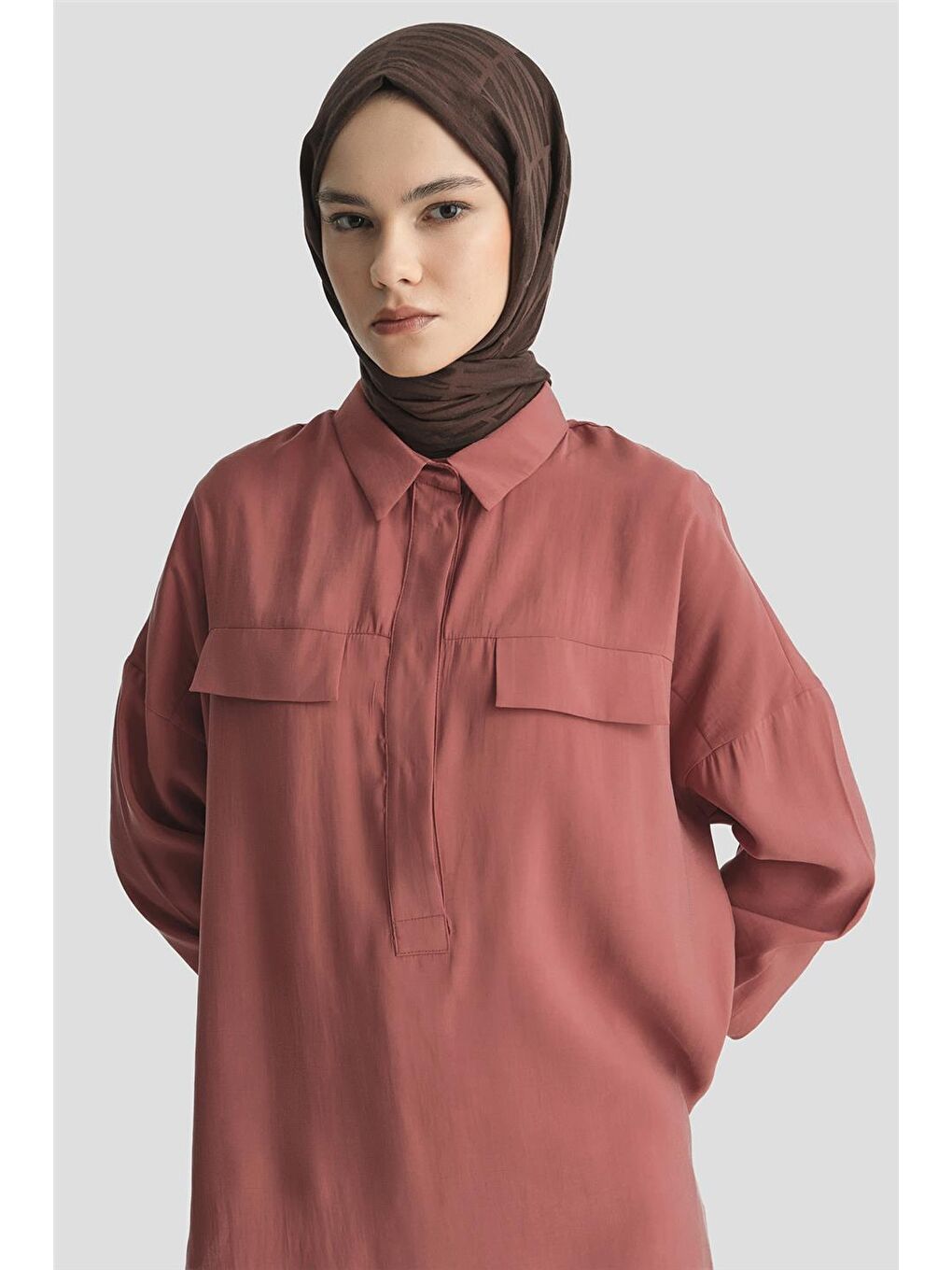 Kırmızı Tunik 25Yd9170 Kiremit-2