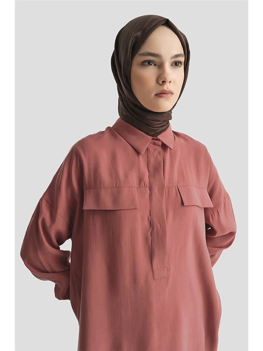 Kırmızı Tunik 25Yd9170 Kiremit-3