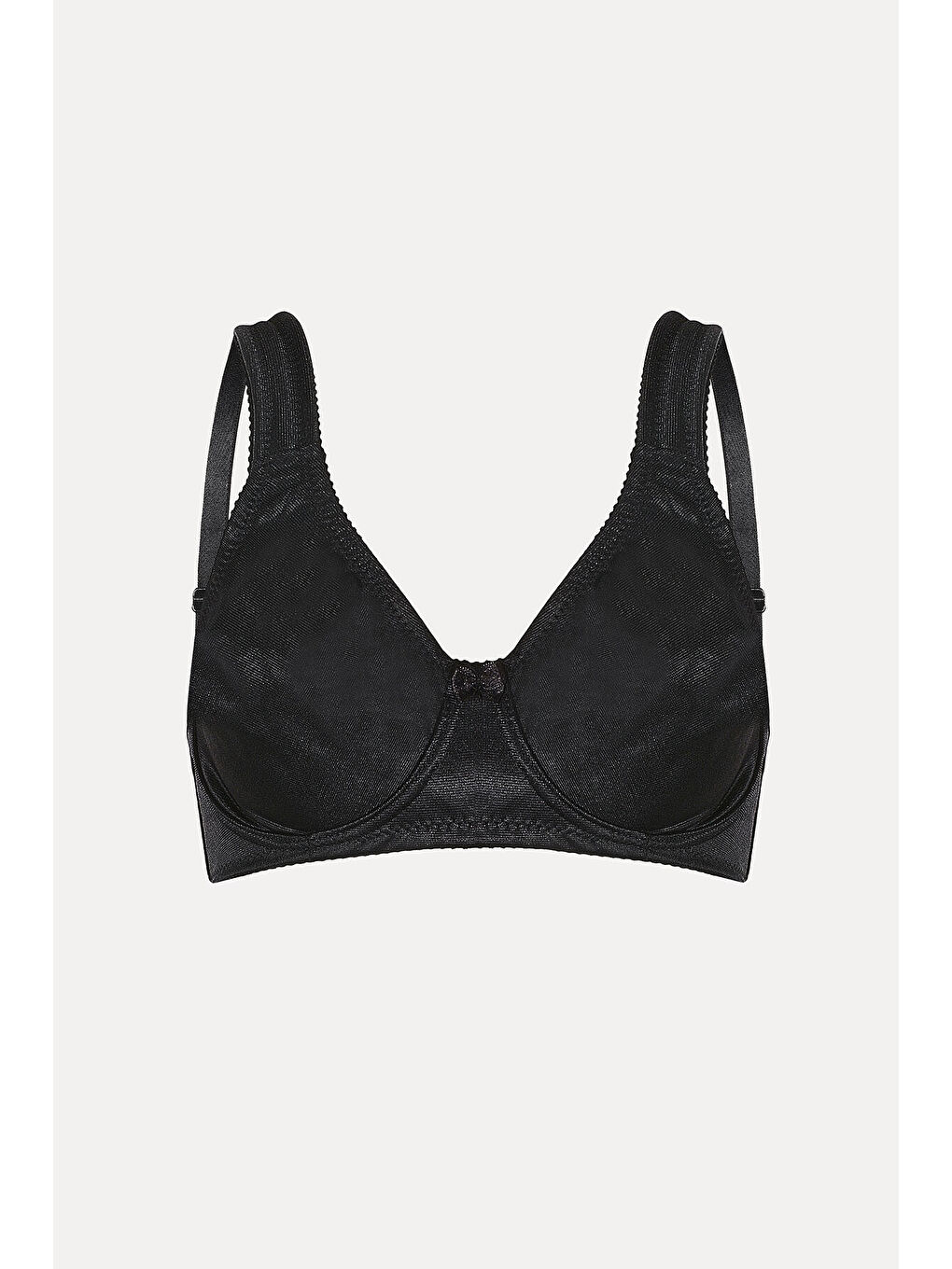 Siyah Simlex Geniş Askılı Toparlayıcı Sütyen