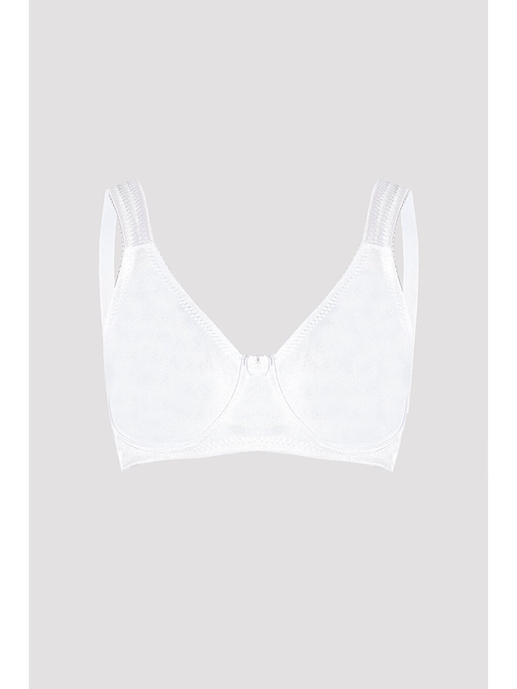 Beyaz Simlex Geniş Askılı Toparlayıcı Sütyen