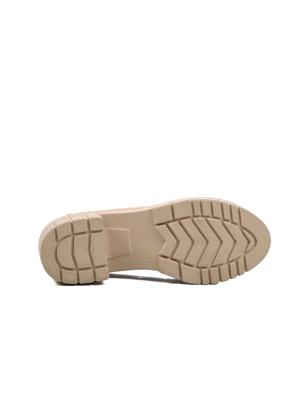 Bej Cilt Topuklu Kadın Casual Ayakkabı 572385 Z-4