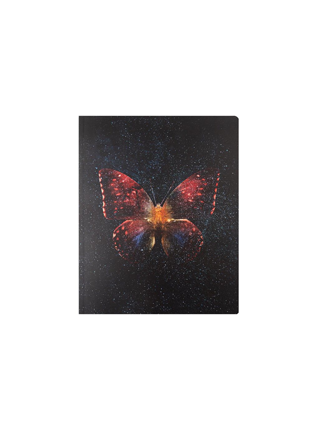 Keskin Color 13x16.5 Kareli Bind-Note Butterfly - Kırmızı