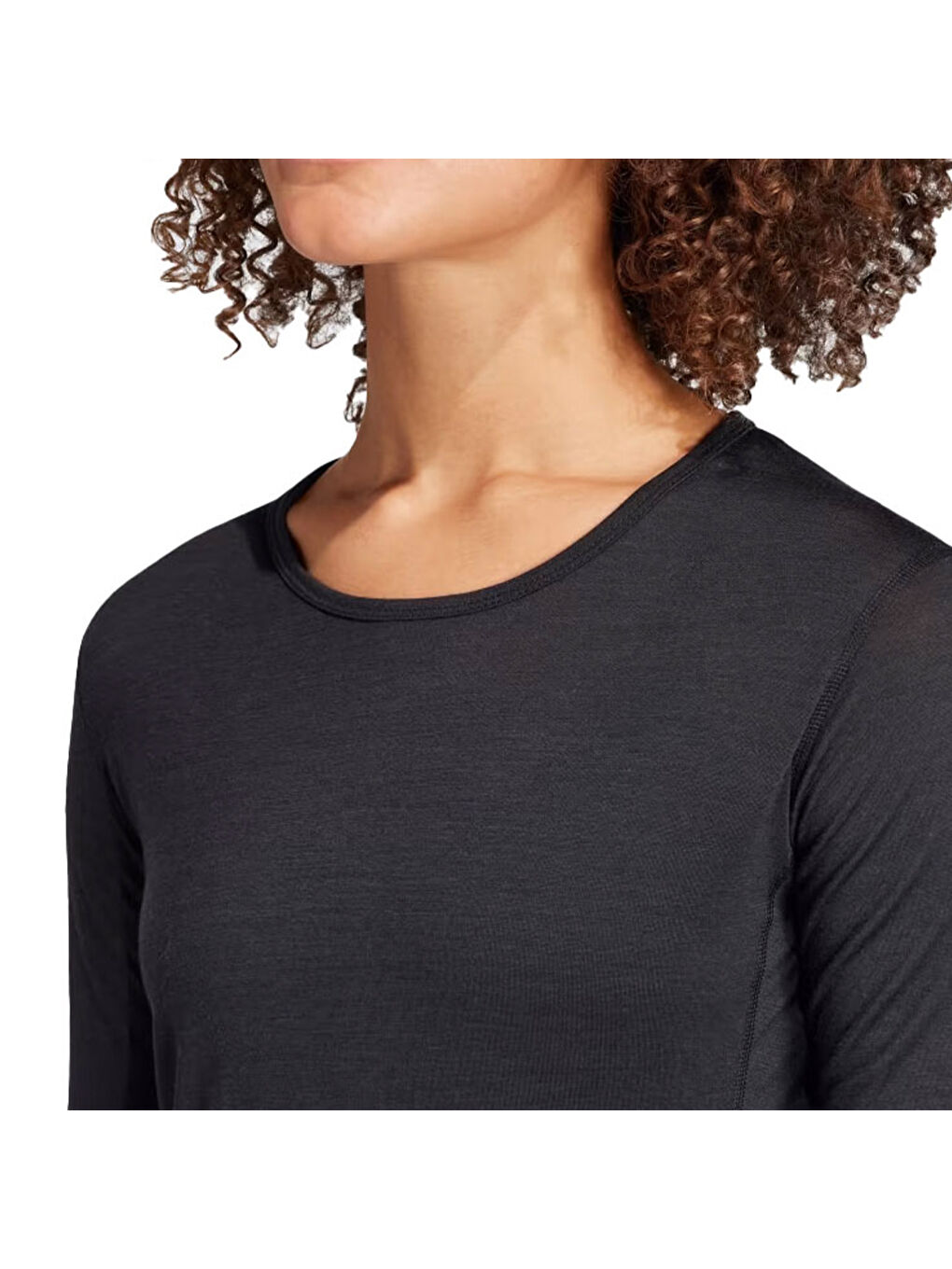 Xpr Mer150 Ls Kadın Siyah Tişört-5