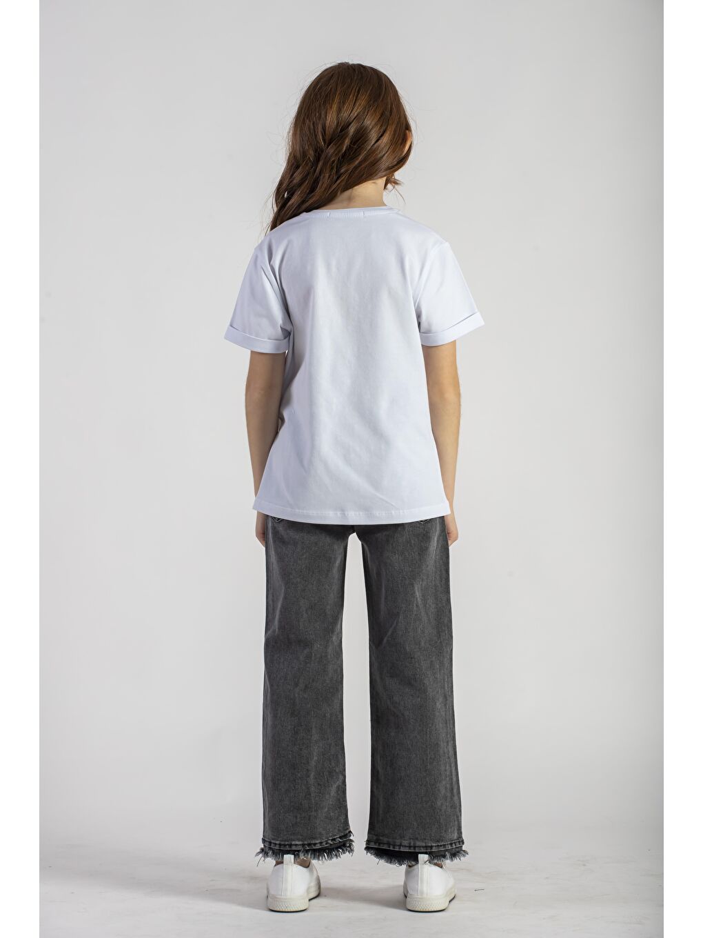 Just Be Cool Baskılı Beyaz Renk Kız Cocuk Tshırt-5