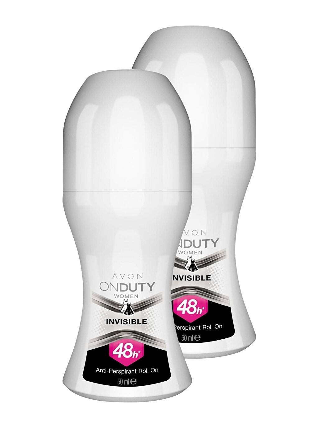 AVON OnDuty Invisible Kadın Rollon 50 Ml. İkili Set