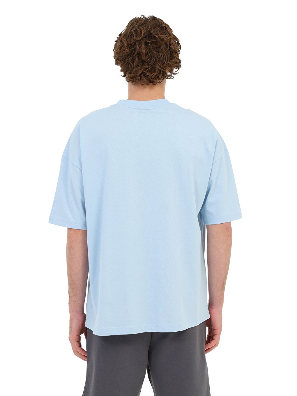 Mavi Erkek Kısa Kol T-Shirt-1