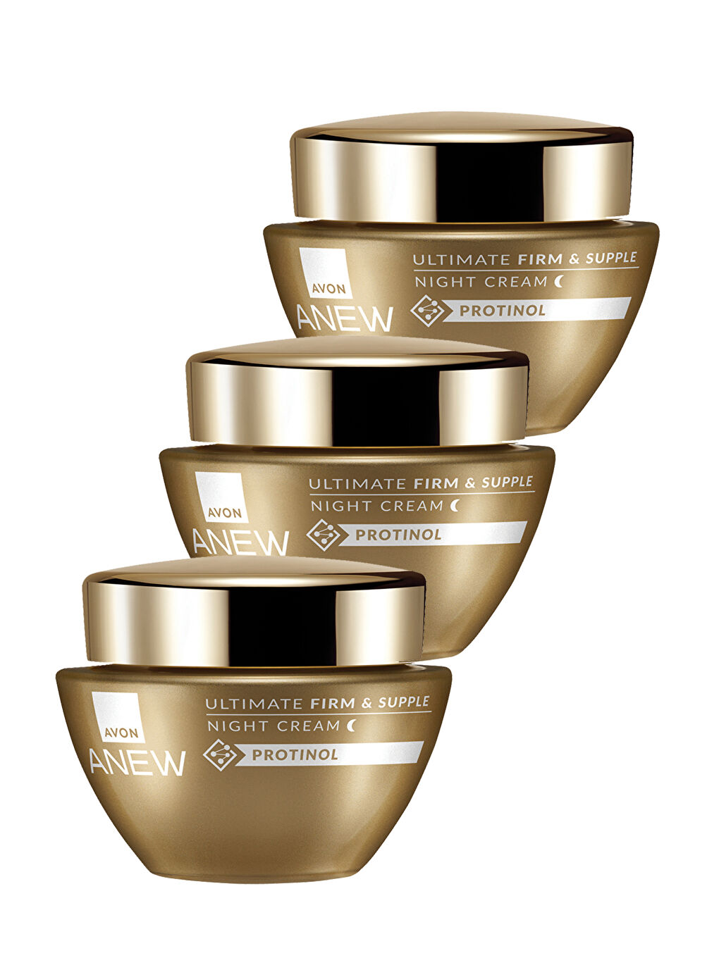 AVON Renksiz Anew Ultimate Firm & Supple Gece Kremi 50 Ml. Üçlü Set