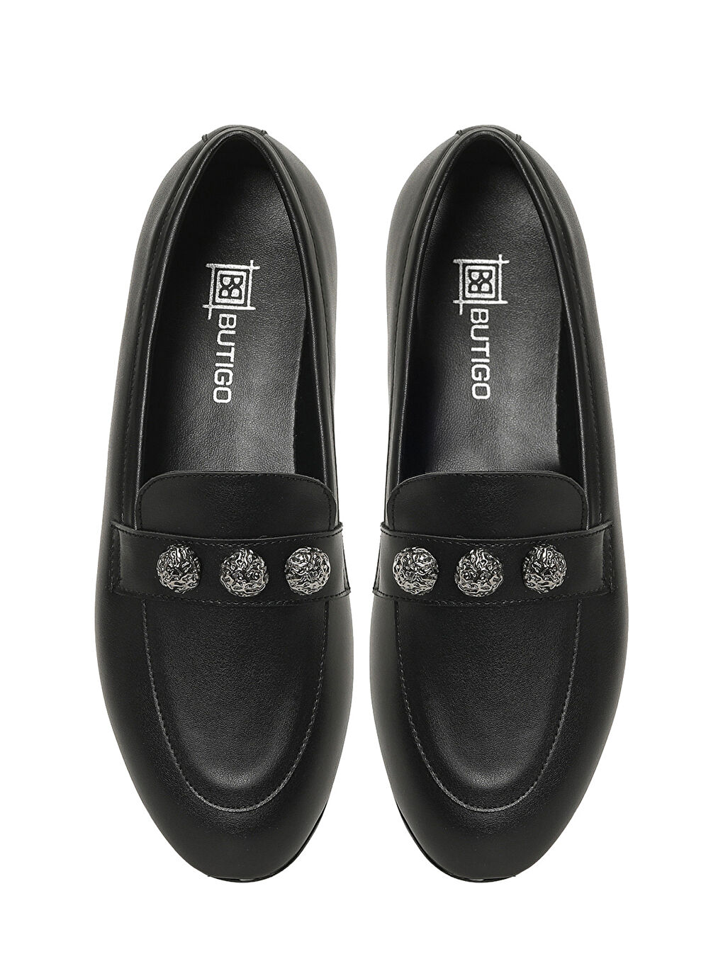 26S-007 6FX Siyah Kadın Loafer-3