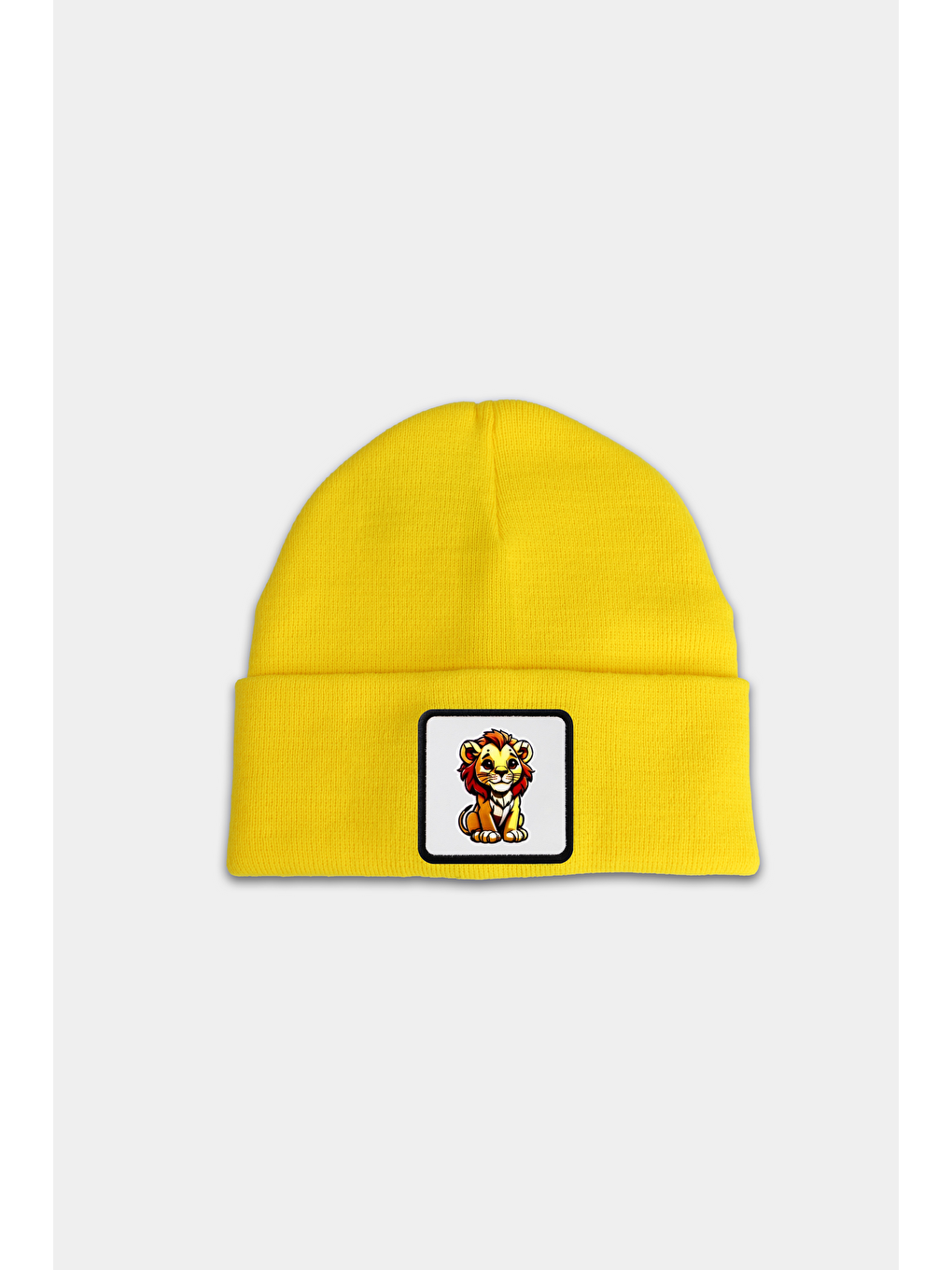 Aslan Logolu Sarı Çocuk Bere-1