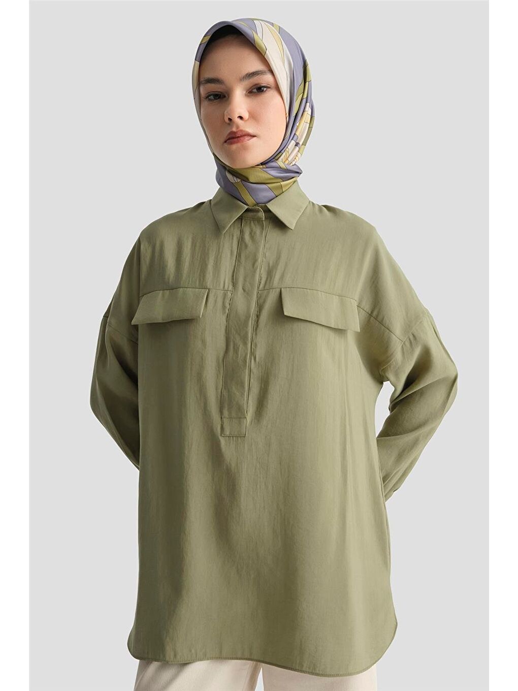 Tunik 25Yd9170 Zeytin Yeşili-2