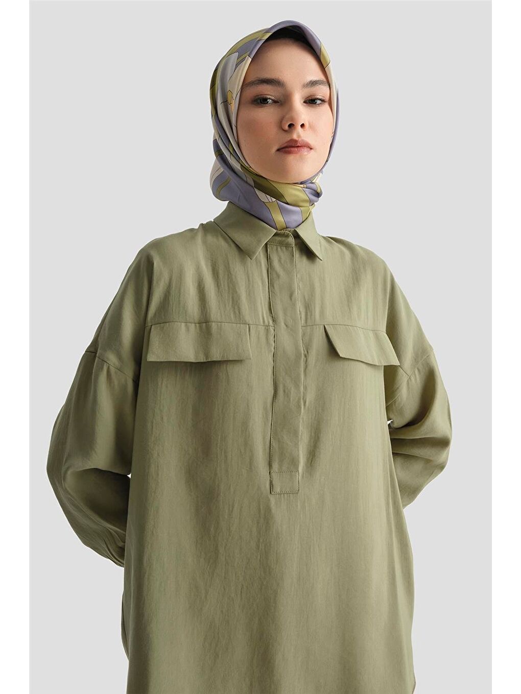 Tunik 25Yd9170 Zeytin Yeşili-3