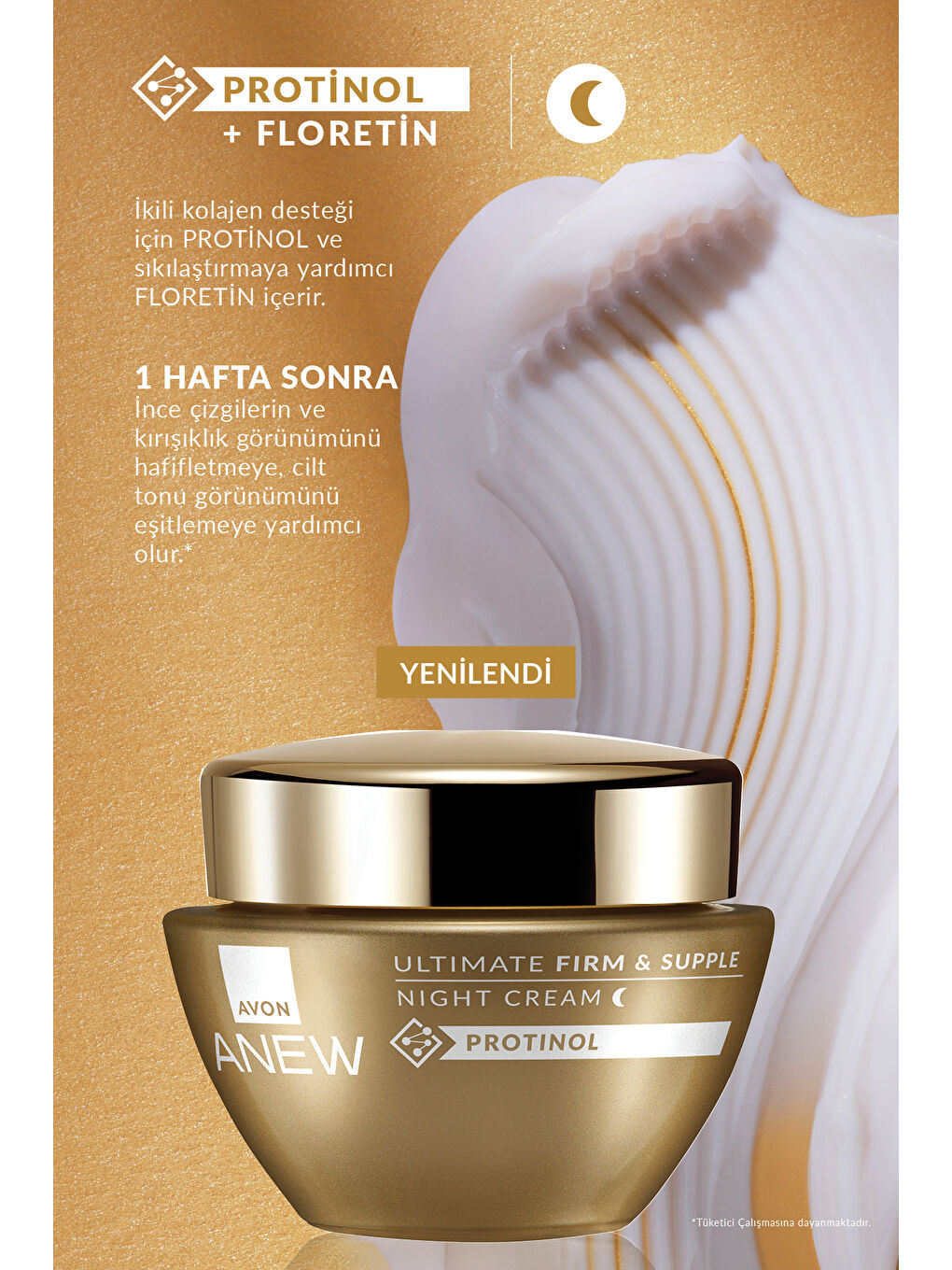 AVON Renksiz Anew Ultimate Firm & Supple Gece Kremi 50 Ml. İkili Set - 4