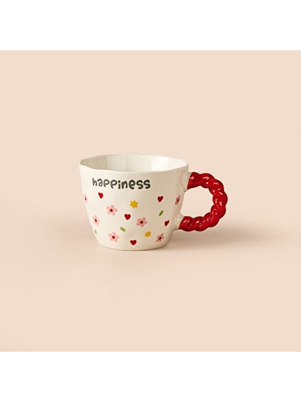 Kitchen Happiness Seramik Kupa - Beyaz - 300 ml-3