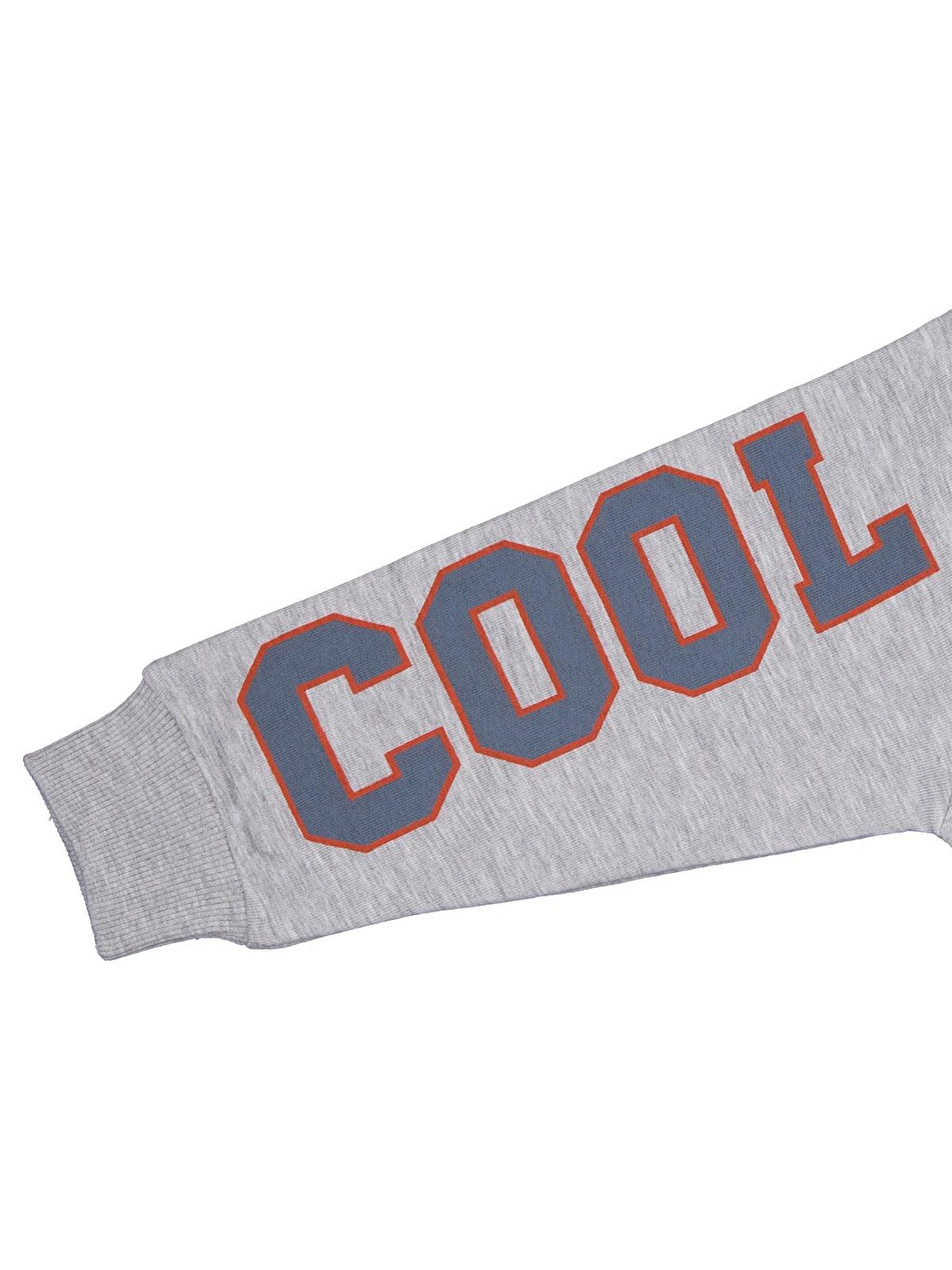 Boys Cool Team Baskılı 6-9 Yaş Sweatshirt - Gri-1