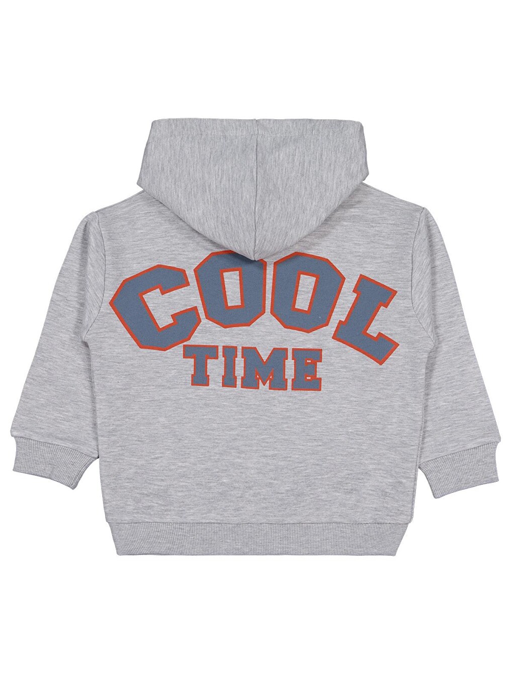 Boys Cool Team Baskılı 6-9 Yaş Sweatshirt - Gri-2
