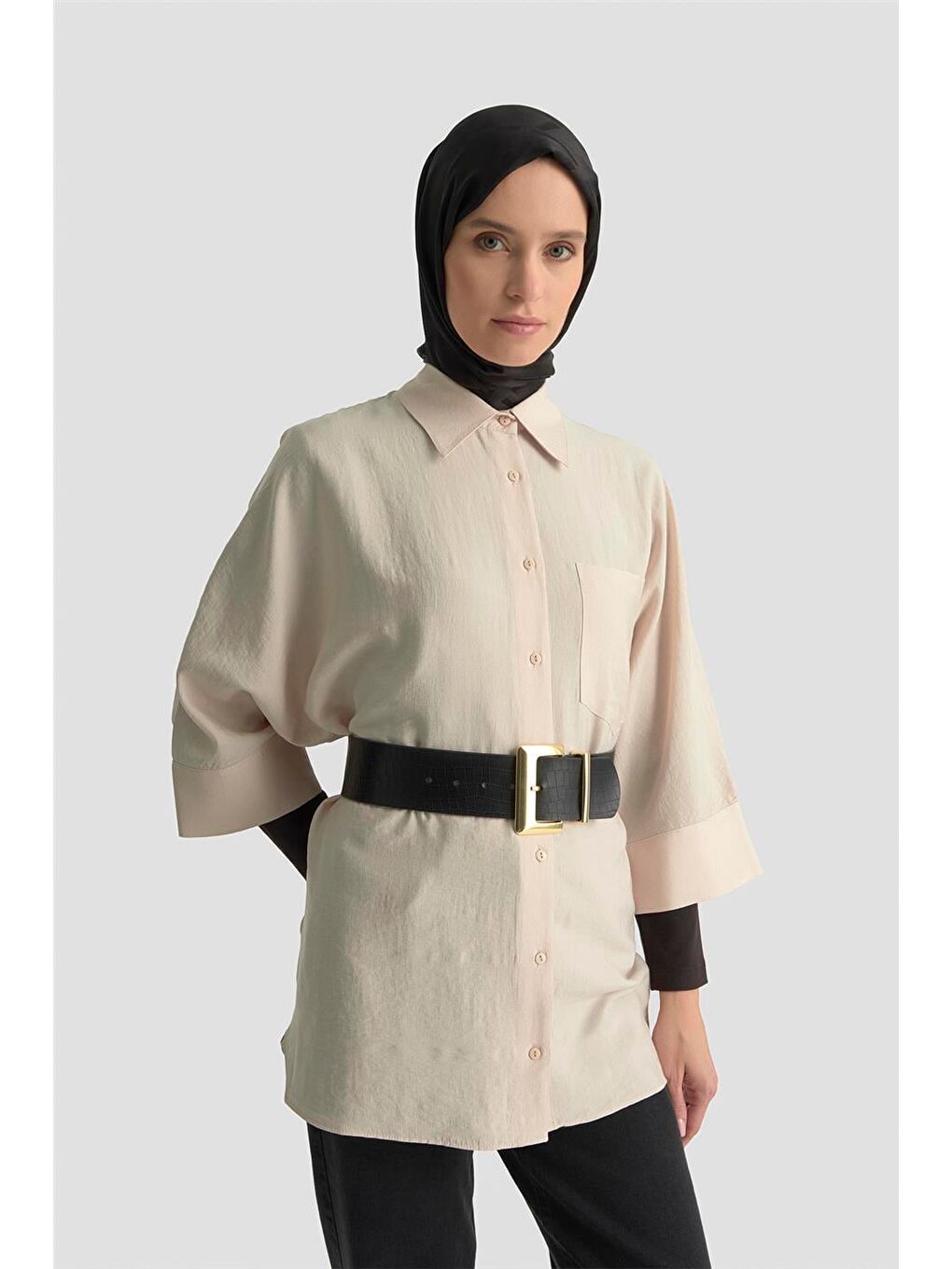 Tunik 25Yd9171 Bej-2