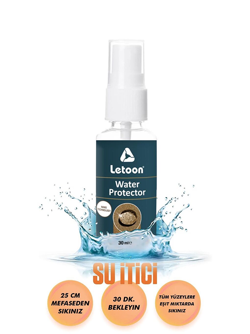 Letoon Siyah Su İtici Sprey 30 ML