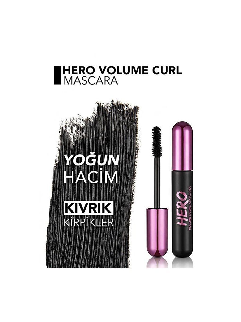 Flormar Renksiz Hero Volume Kıvırıcı ve Dolgunlaştırıcı Maskara - 6