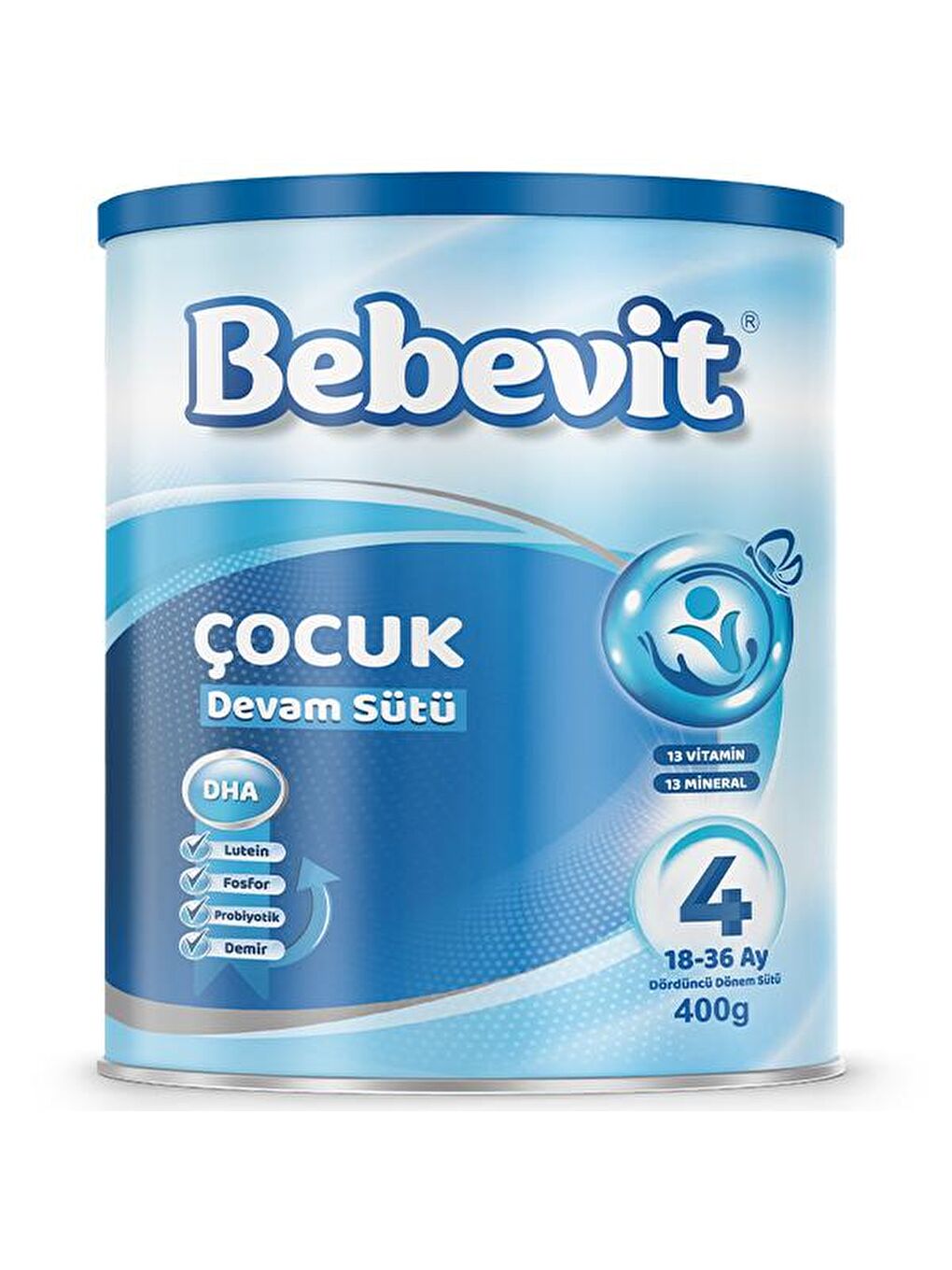 Bebevit Renksiz 4 Çocuk Devam Sütü 400 gr