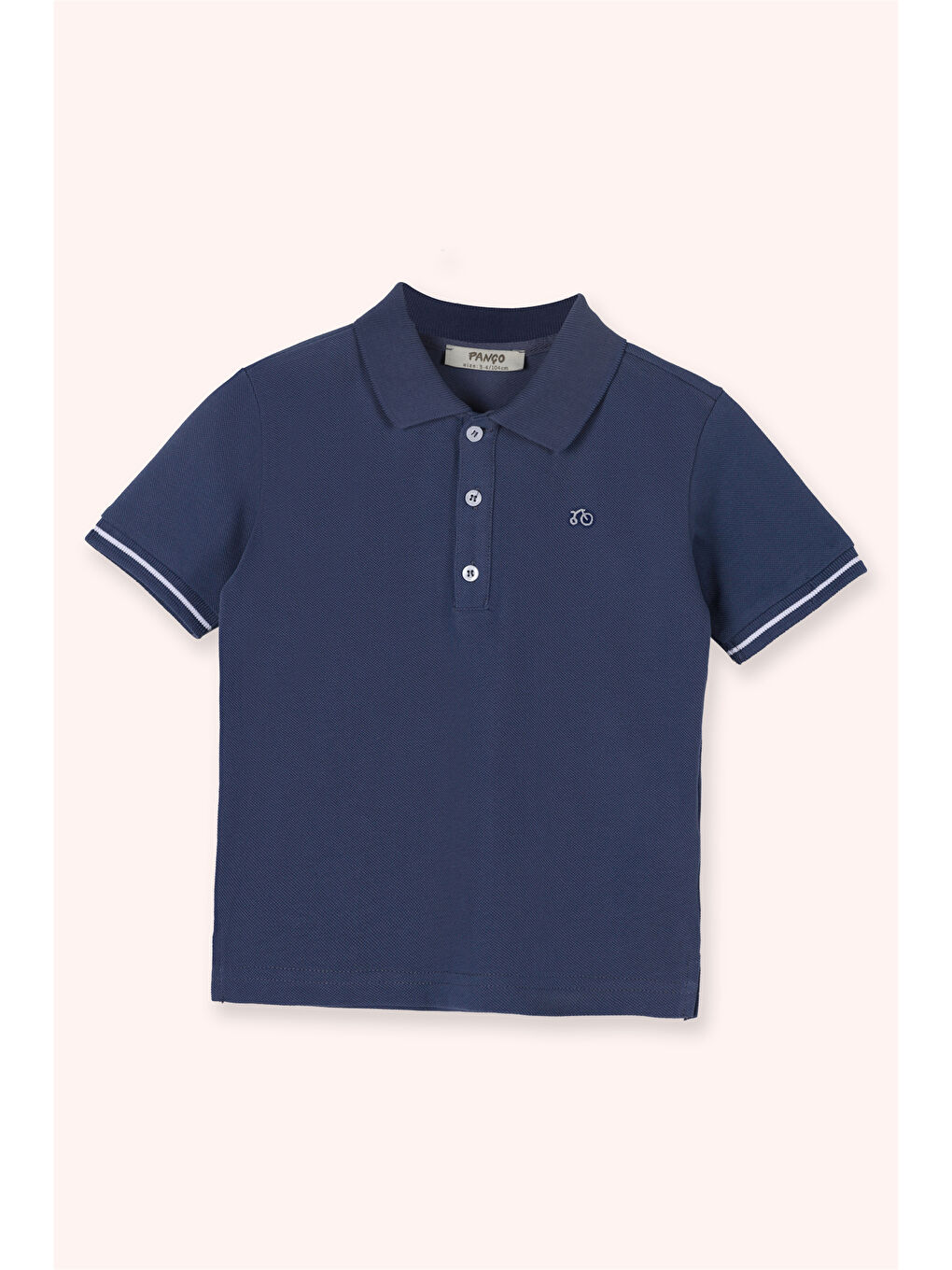 Lacivert Erkek Çocuk Polo T-Shirt Somon