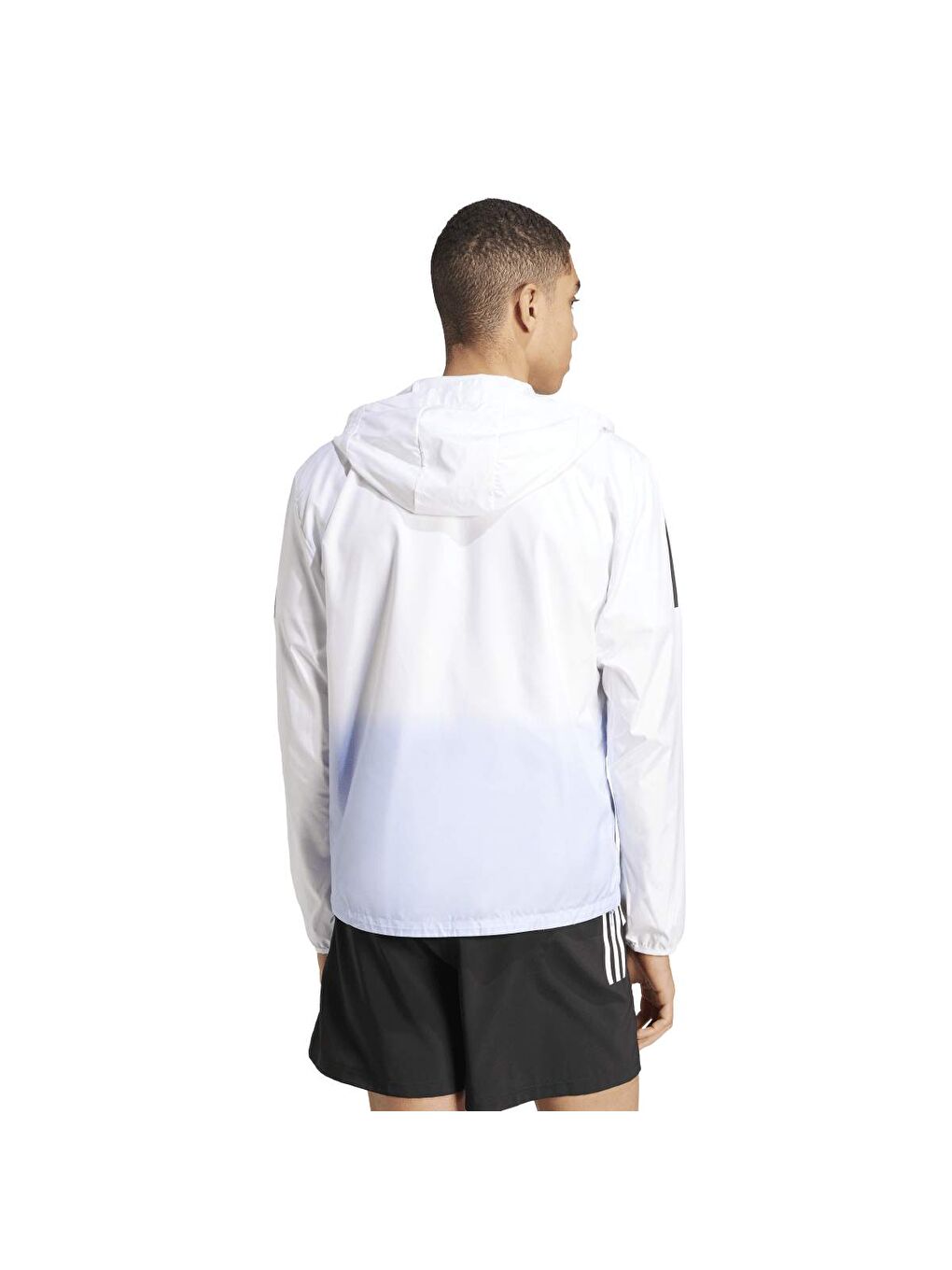 Otr B Cb Jkt M Beyaz Kapüşonlu Erkek Fermuarlı Sweatshirt Hırka-1