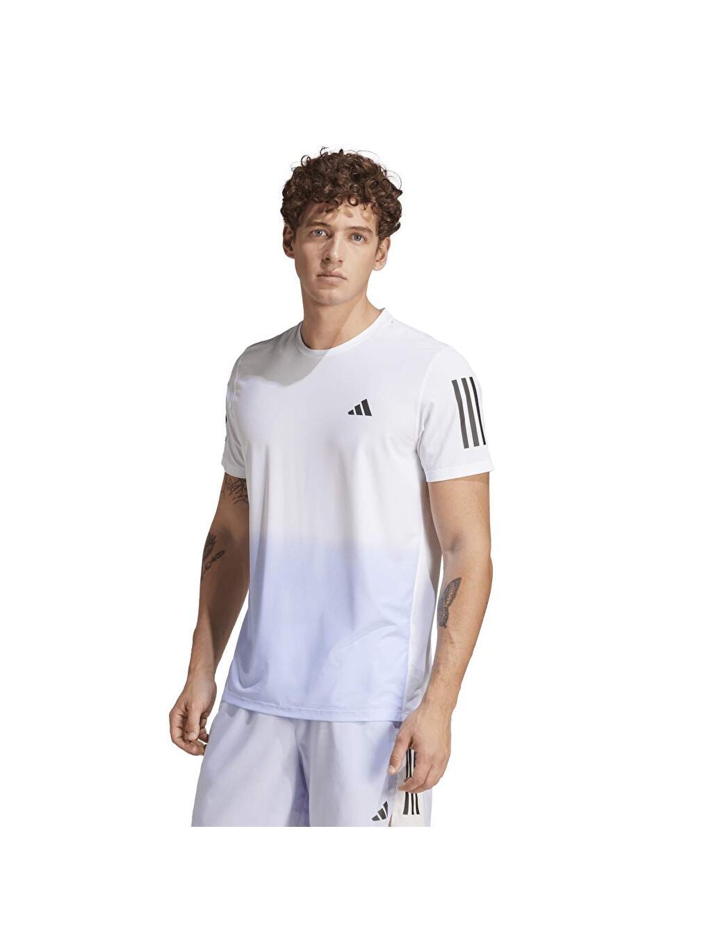 Own The Run Cb M Erkek Beyaz Yuvarlak Yaka Tişört