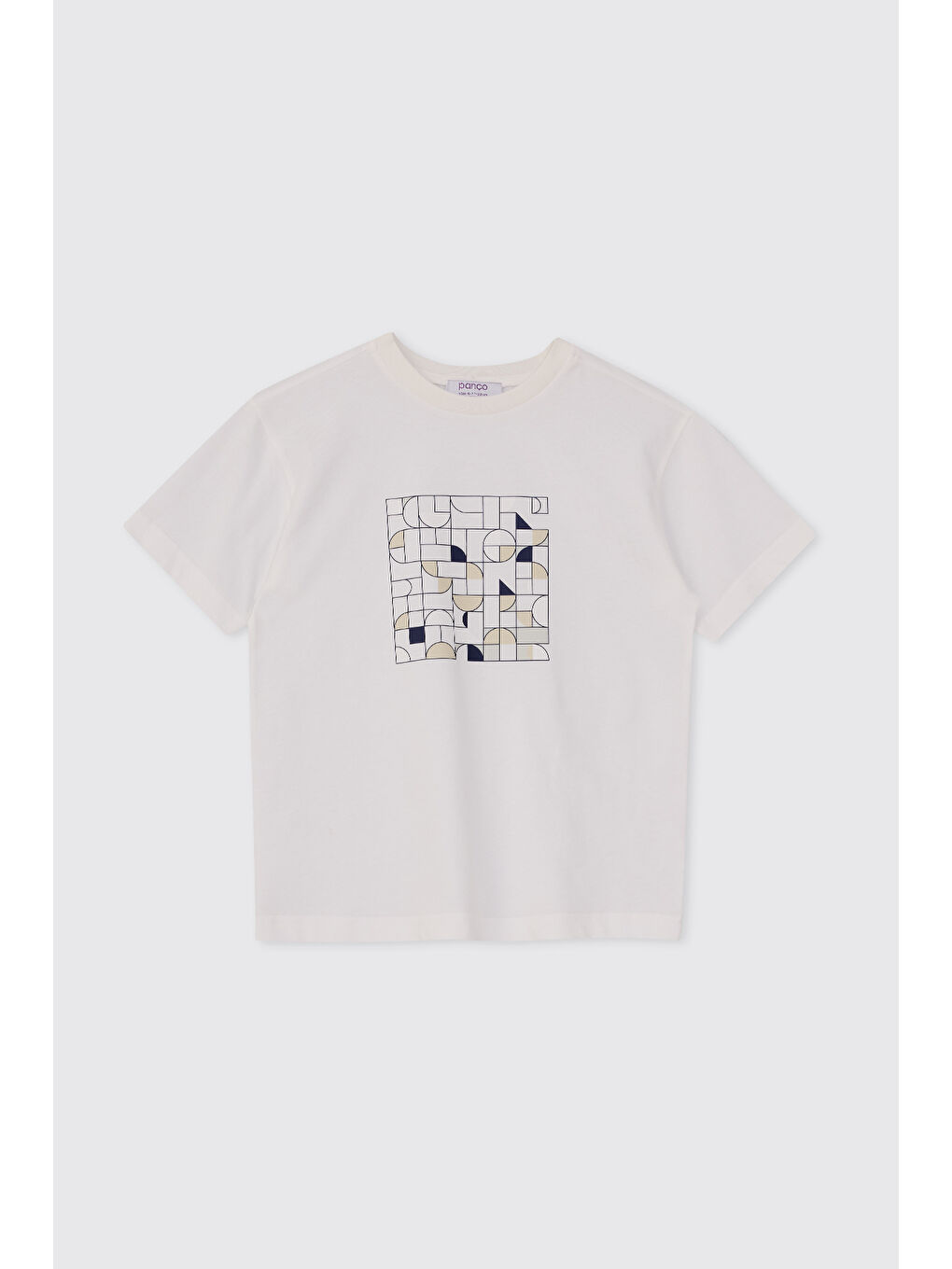 Erkek Çocuk Baskılı Beyaz Tişört