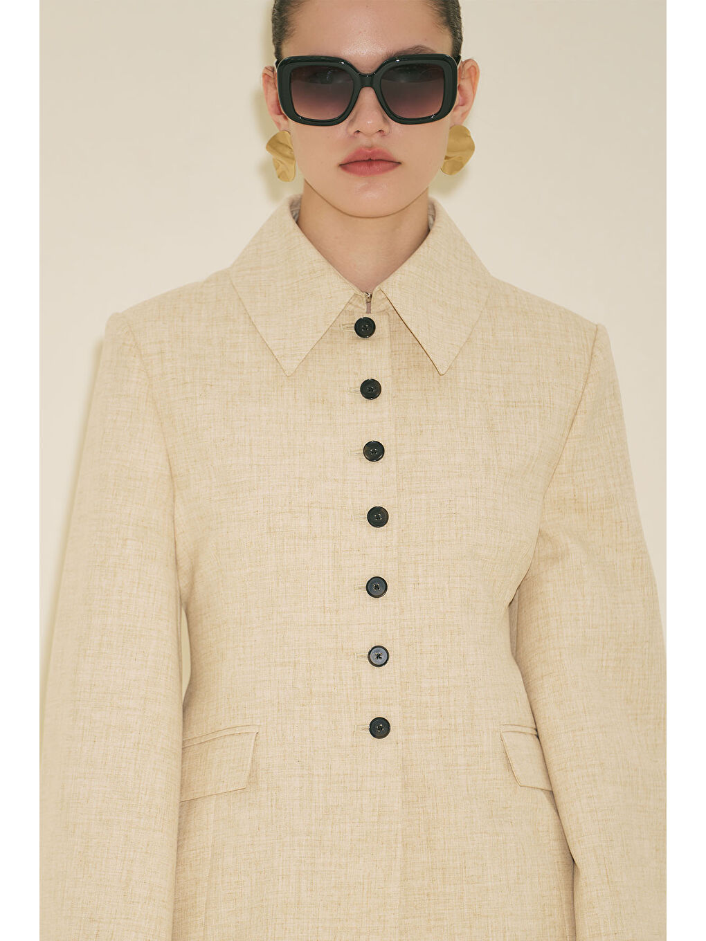 Lımıted Edıtıon Fit Blazer Ceket Bej-2