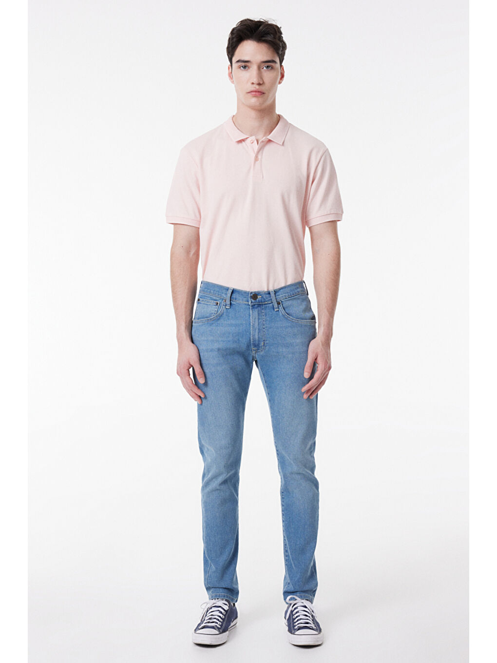 Kansas Slim Fit Dar Kesim Açık Mavi Esnek Jean Pantolon-1