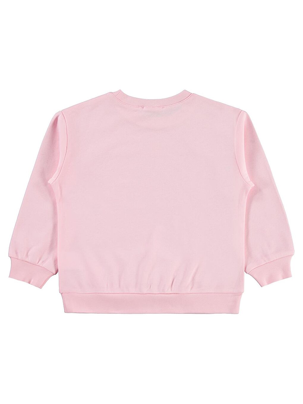 Girls Rainbow Baskılı 2-5 Yaş Sweatshirt - Pembe 5-6 Yaş-1
