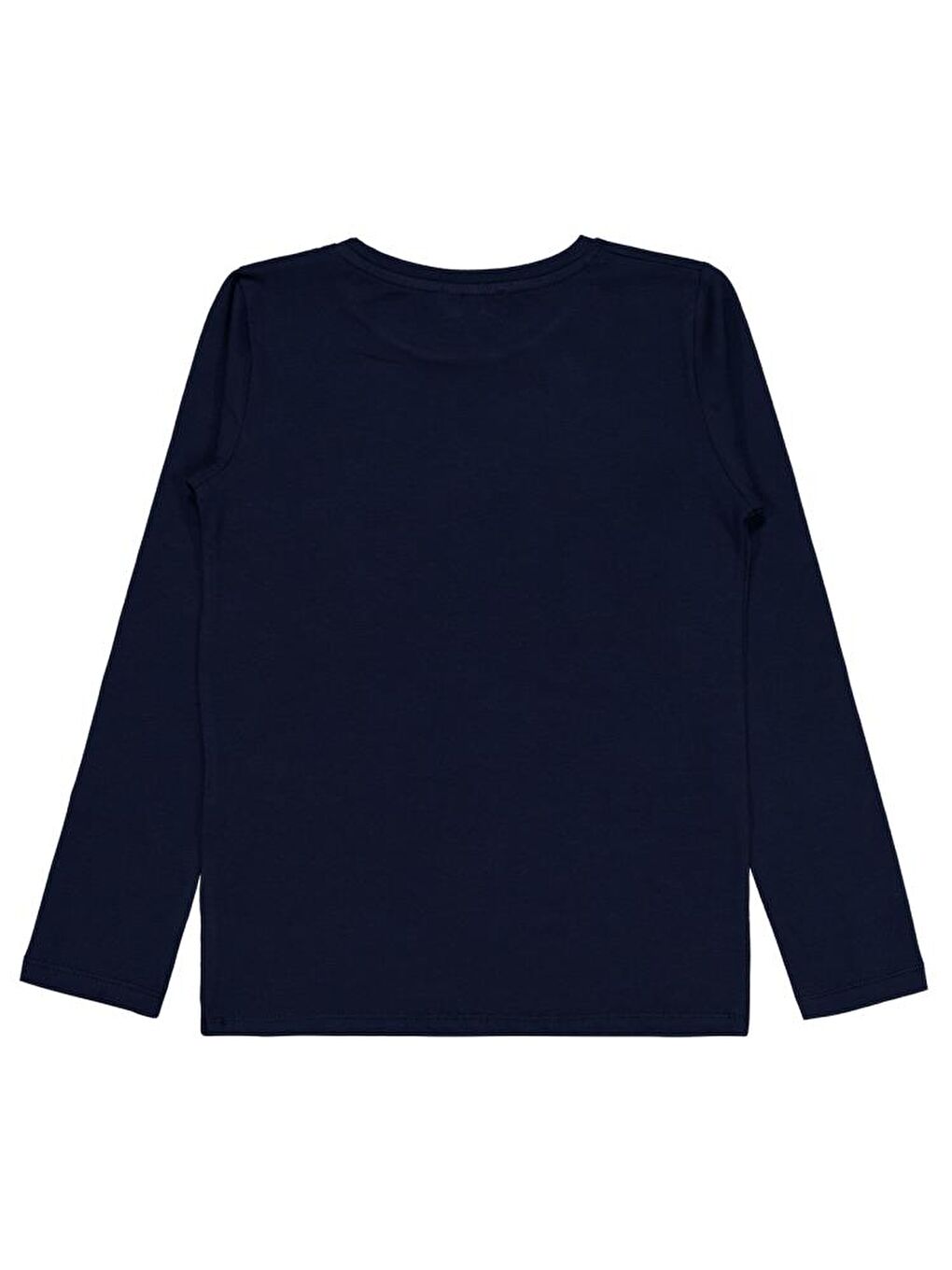 Lacivert Girls Yes Baskılı 10-13 Yaş Sweatshirt-1