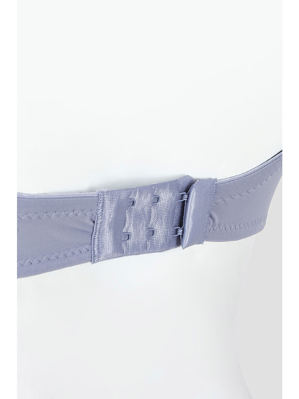 Gri Latina Destekli Straplez Sütyen-3