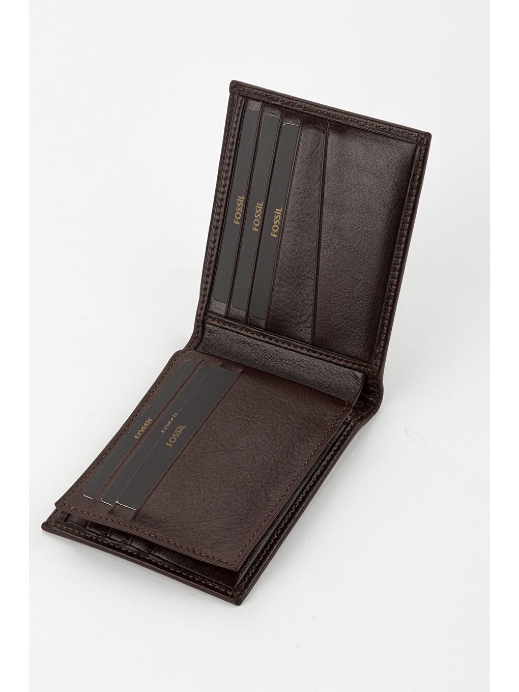 Kahverengi Kutulu Hakiki Deri Taba  Yatay Erkek El Portföyü Cüzdan-2