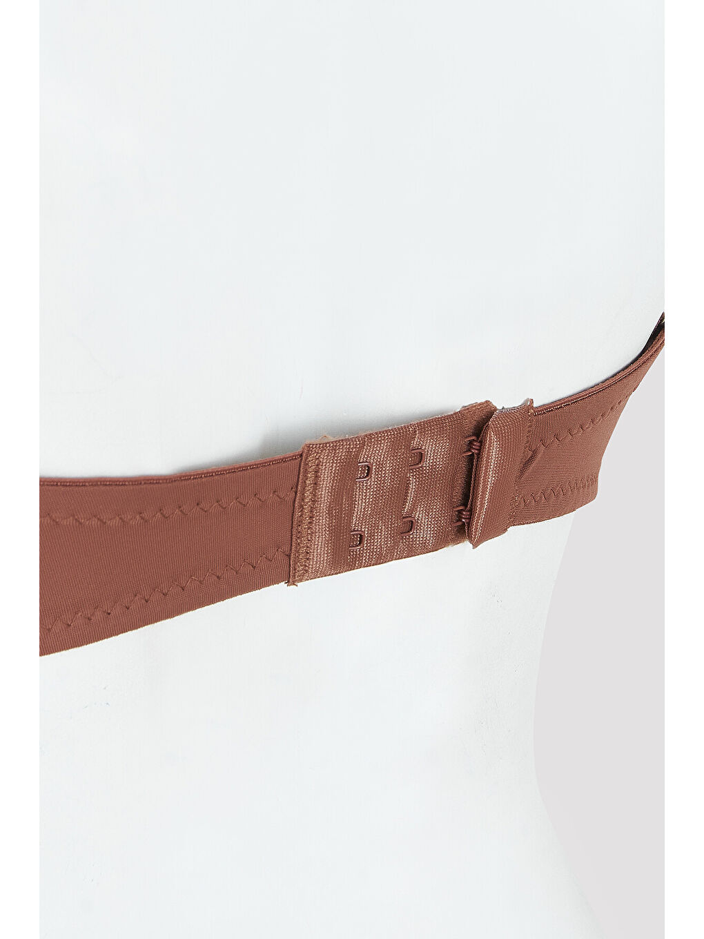 Kahverengi Latina Destekli Straplez Sütyen-2