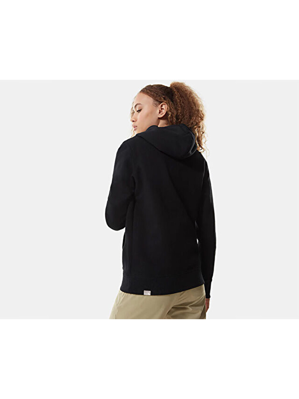 W Drew Peak Pullover Hoodie Kadın Günlük Sweatshirts Nf0a55ecjk31 Siyah-4