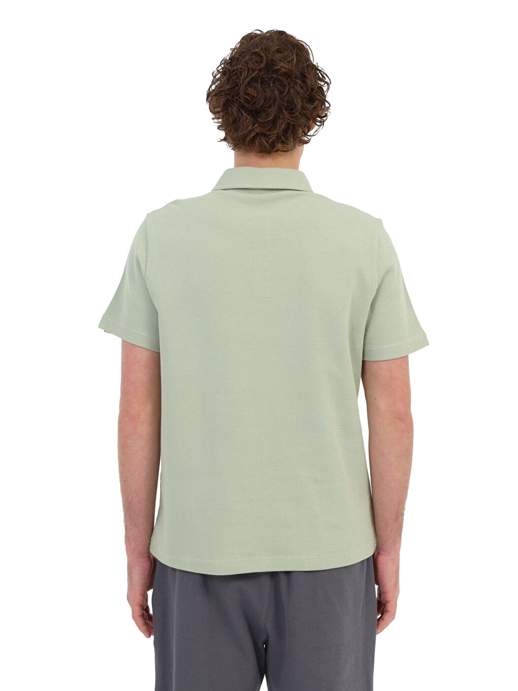 Yeşil Erkek Kısa Kol T-Shirt-1