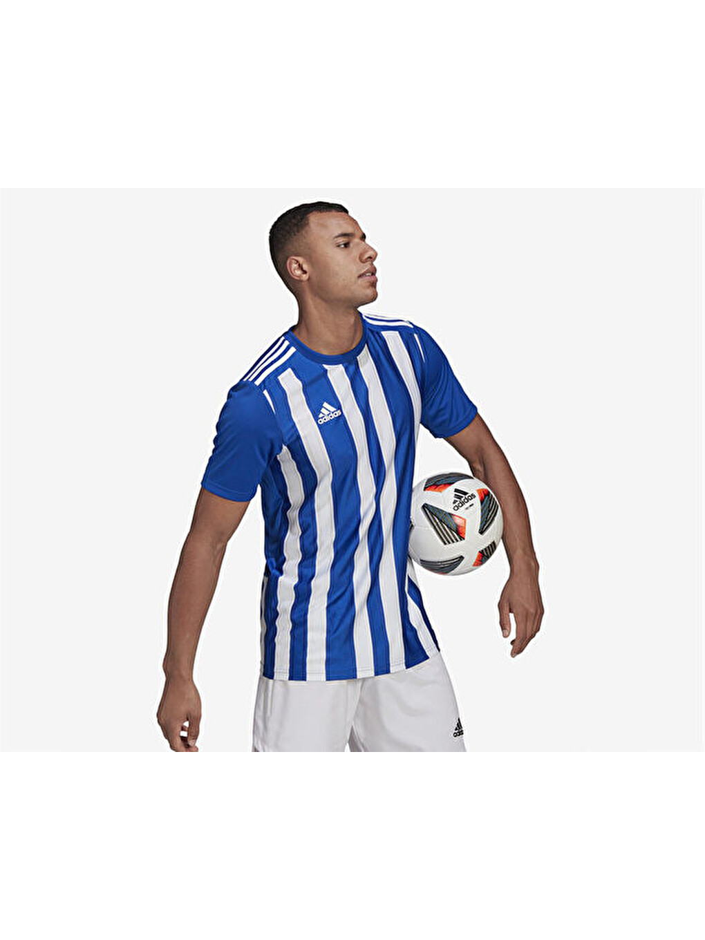 Striped 21 Jsy Erkek Futbol Maç Forması Gh7321 Mavi-3