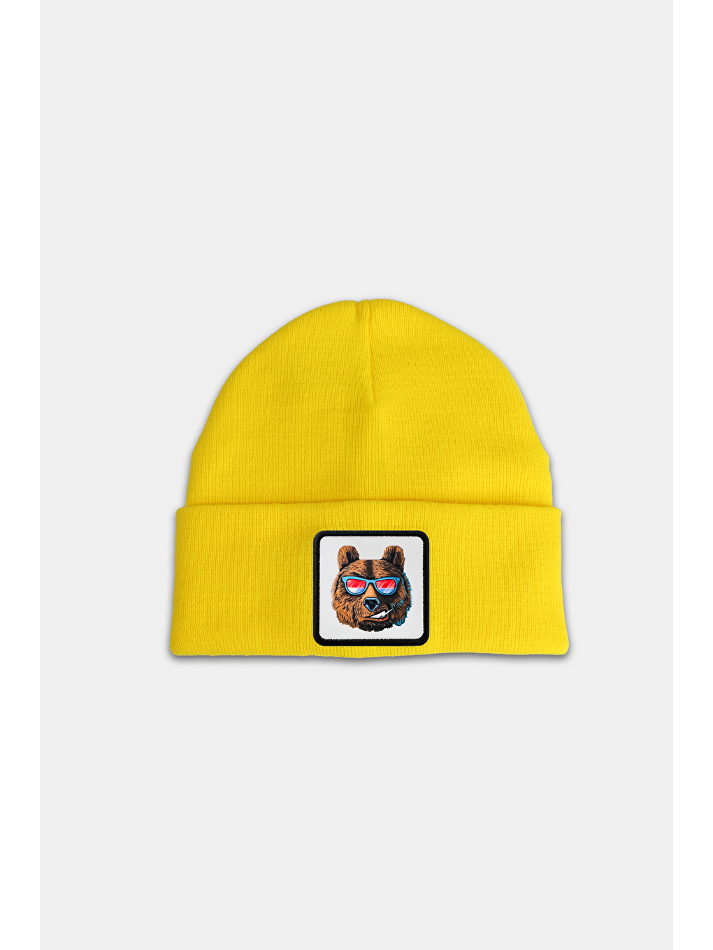 Ayı Logolu Sarı Çocuk Bere-1