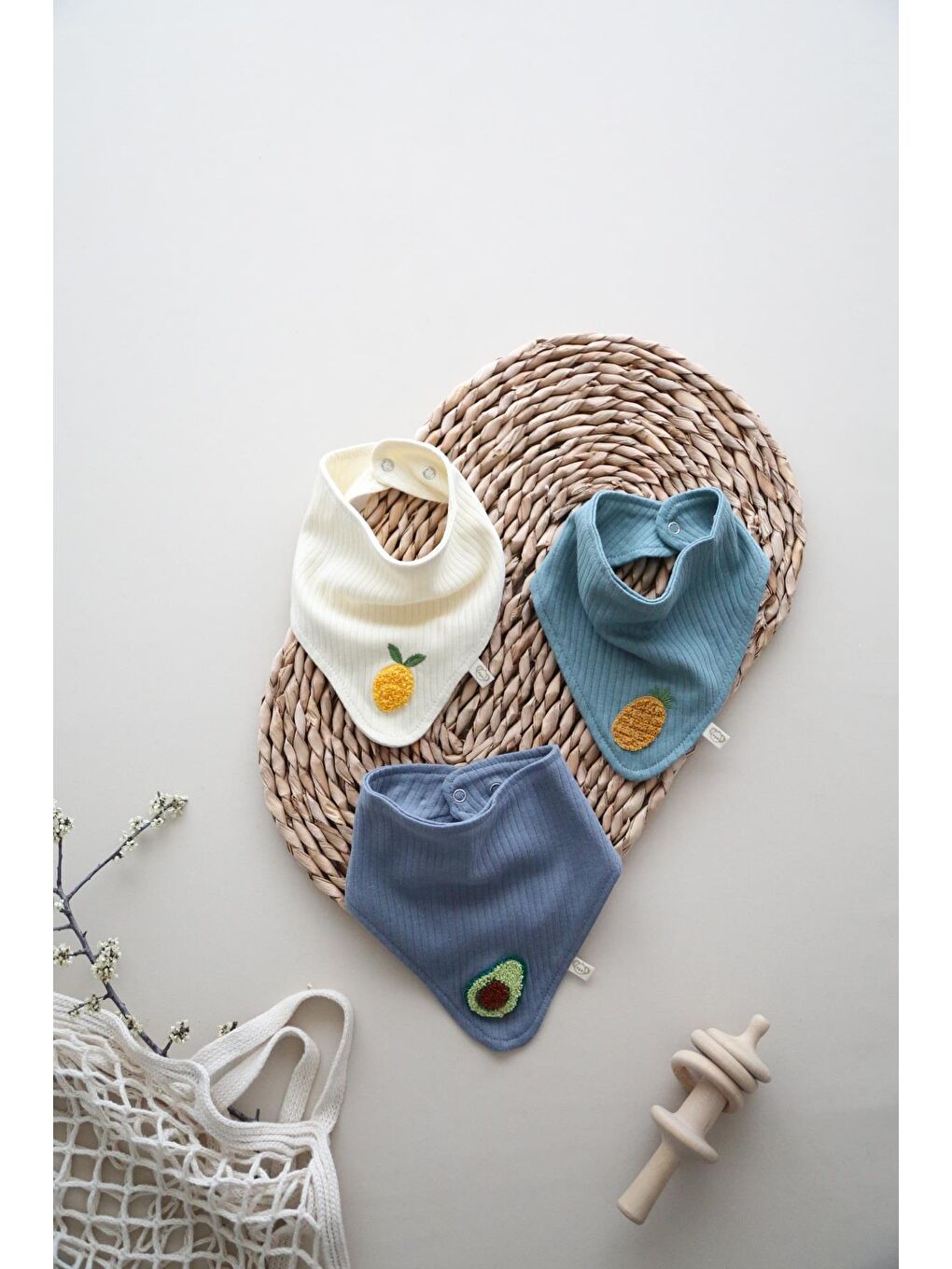 3Lü Nakışlı Önlük Model 2-3