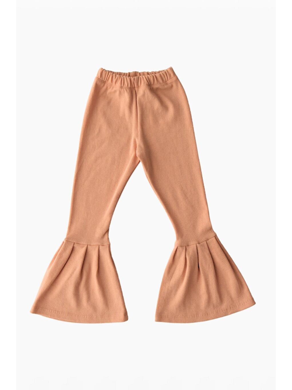 Pembe Kız Çocuk Fitilli Pudra Tayt-4