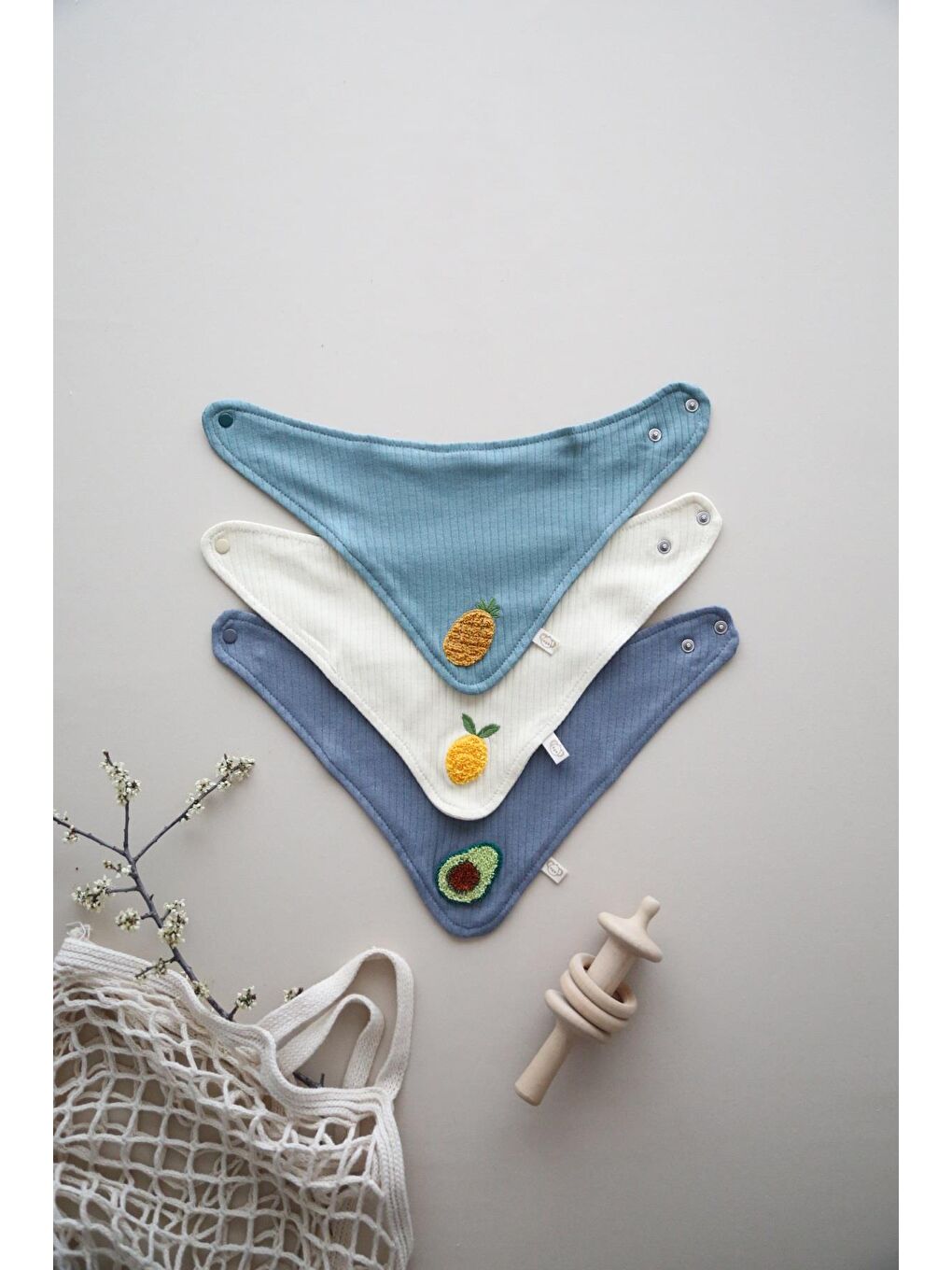 3Lü Nakışlı Önlük Model 2