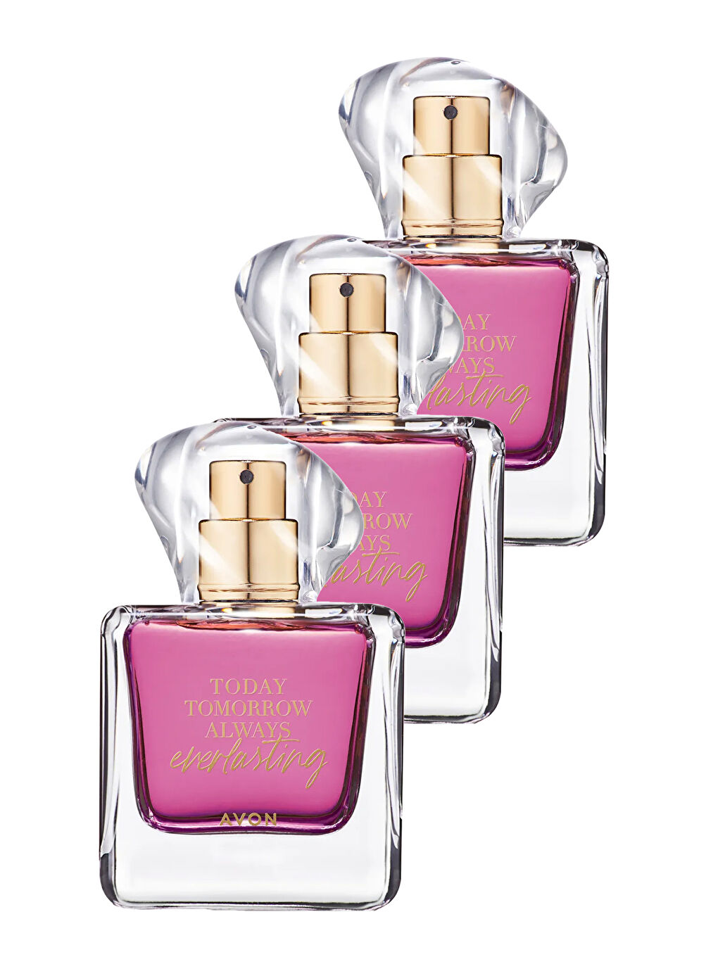 AVON Renksiz Everlasting Kadın Parfüm Edp 50 Ml. Üçlü Set