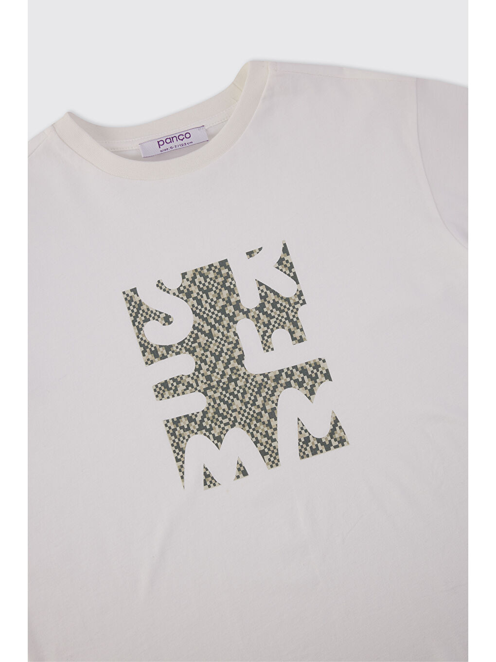 Erkek Çocuk Baskılı Beyaz Tişört-2