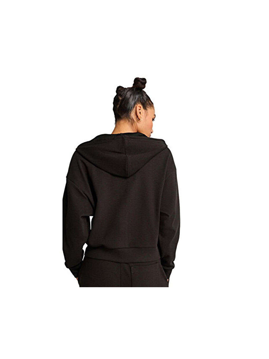 Karışık Her Crop Full-zip Hoodie Kadın Günlük Ceket 68505601 Renkli-1