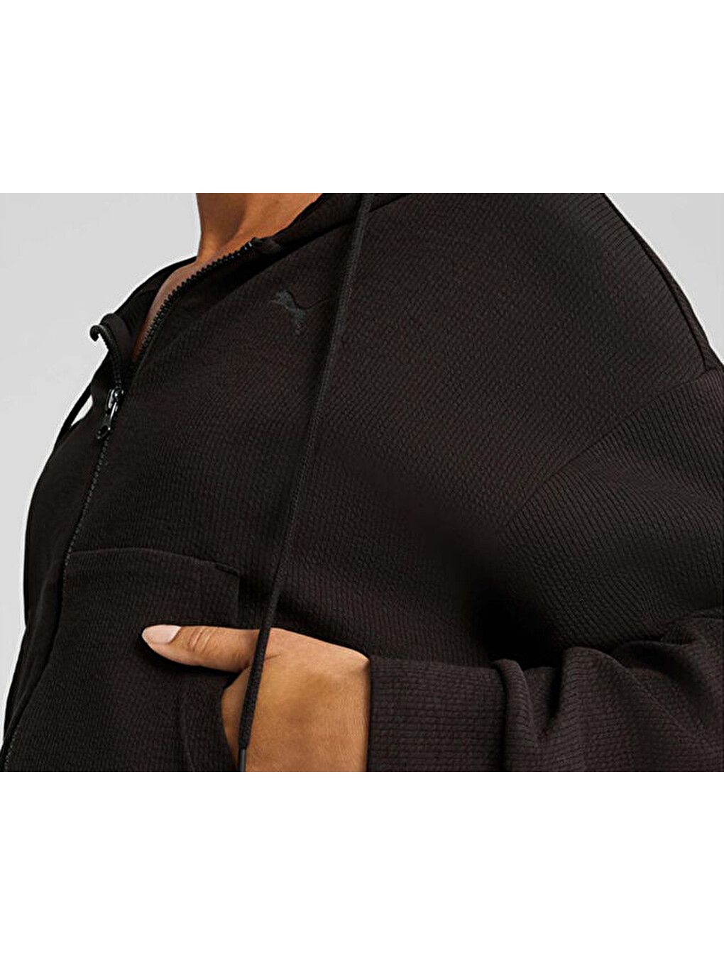 Karışık Her Crop Full-zip Hoodie Kadın Günlük Ceket 68505601 Renkli-3