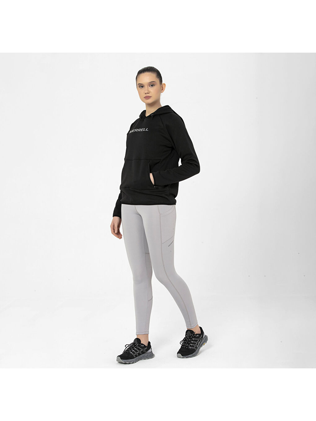 Ledge 7 Kadın Gri Koşu Taytı-5