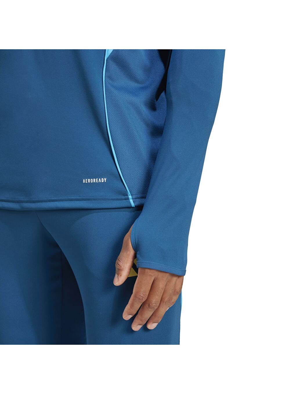 Tiro25C Training Top Erkek Mavi Dik Yaka Ceket-4