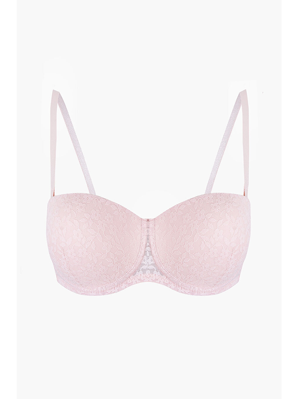 Pembe Nirvana Straplez Destekli Tek Sütyen