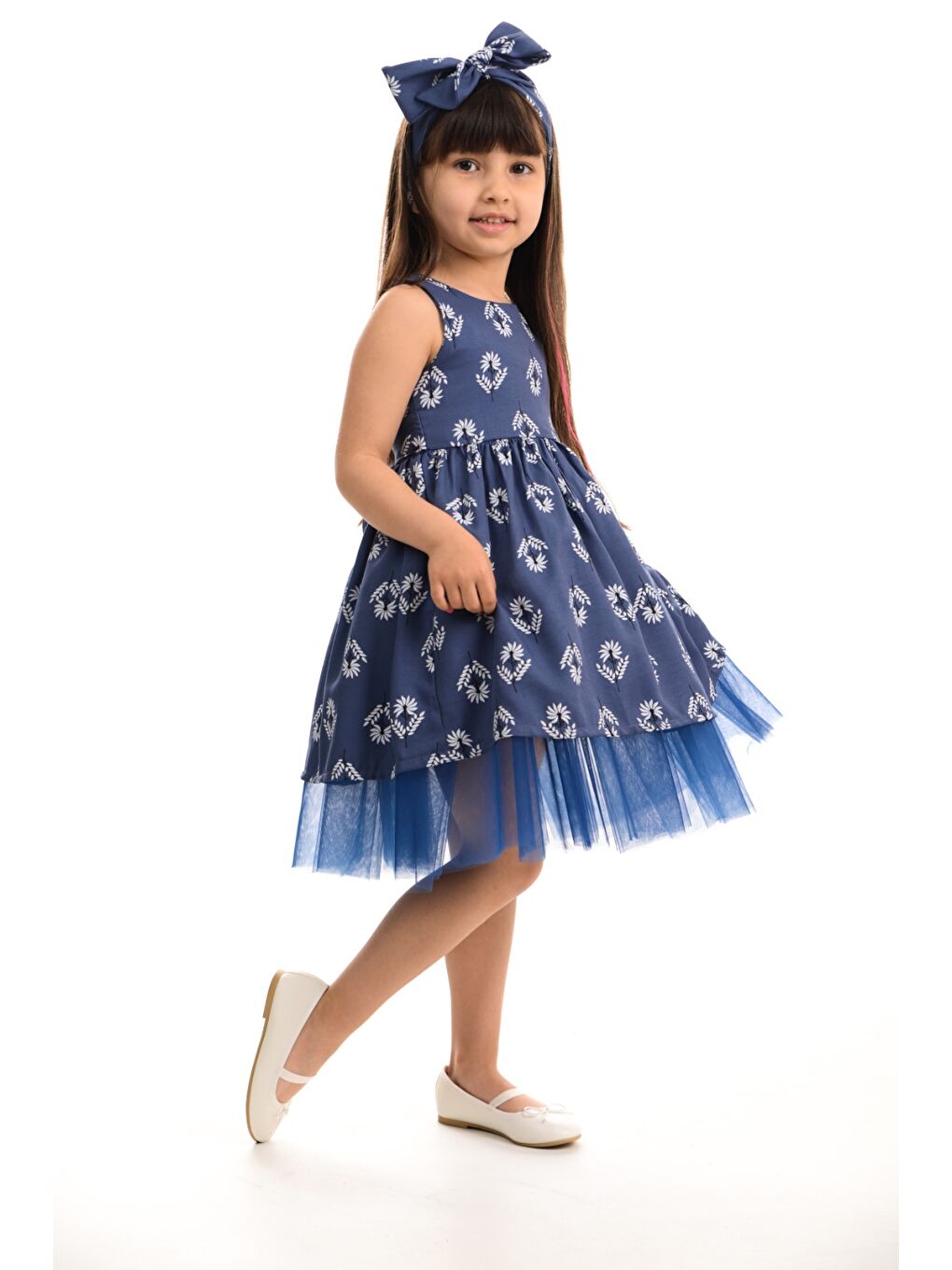 İndigo Mnk Mini Princess Belmando Kız Çocuk Elbise-3